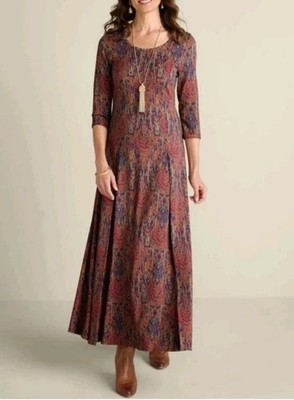 Soft Surroundings Women's Alcott Cottagecore Floral Maxi Dress Medium Witchy
