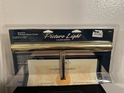 14'' Angelo Polished Brass Plated Picture Light Lighting Accent Art Artwork Lamp