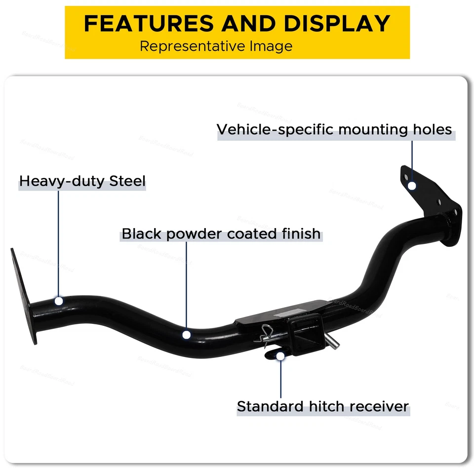Fits 2005-15 Nissan Xterra Class 3 Trailer Hitch Receiver Rear Bumper Towing 2" Foto 2 de 4