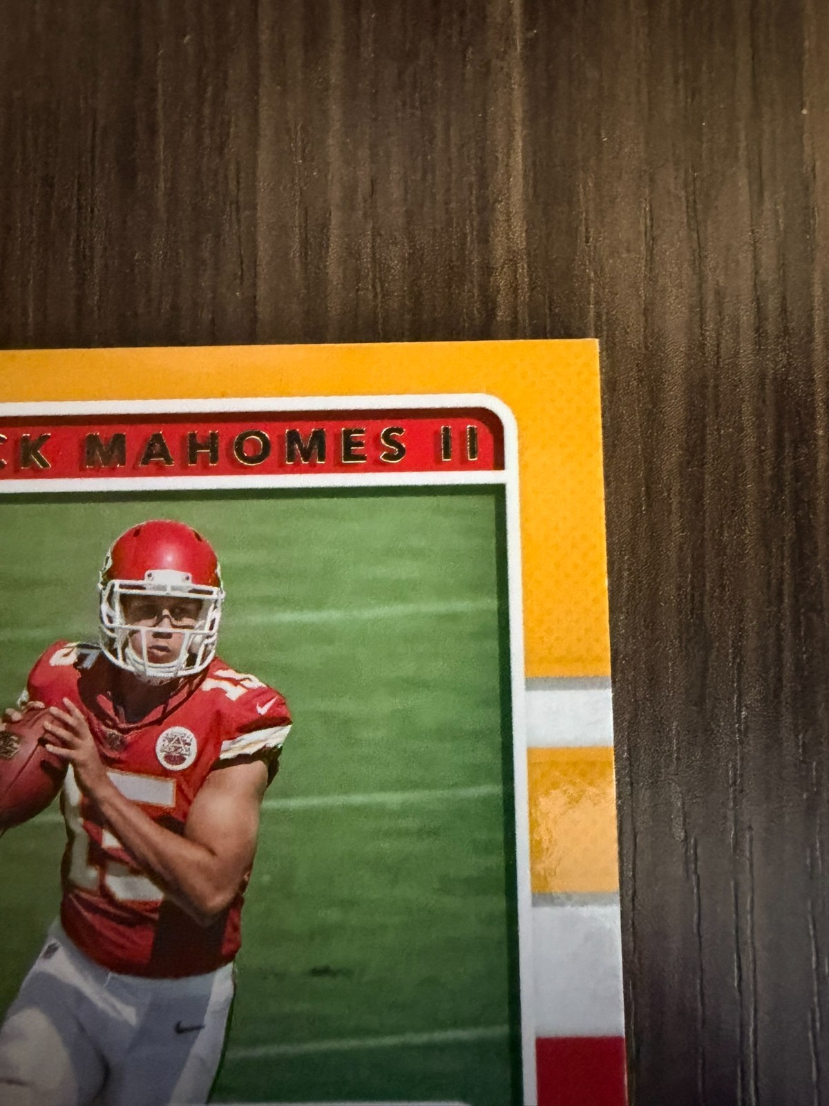 2017 Panini - Rookie Phenom Patch Patrick Mahomes II #7 (MEM, RC) - Player Worn view 5