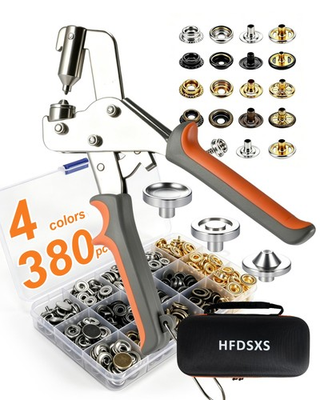 #ad #ad Heavy Duty Snap Fastener Tool with Case Button Snap Replacement Kit Snap Too... $40.45