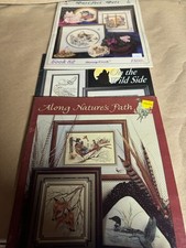 Lot of Three Vintage 3 Stoney Creek Cross Stitch Needlepoint Booklets