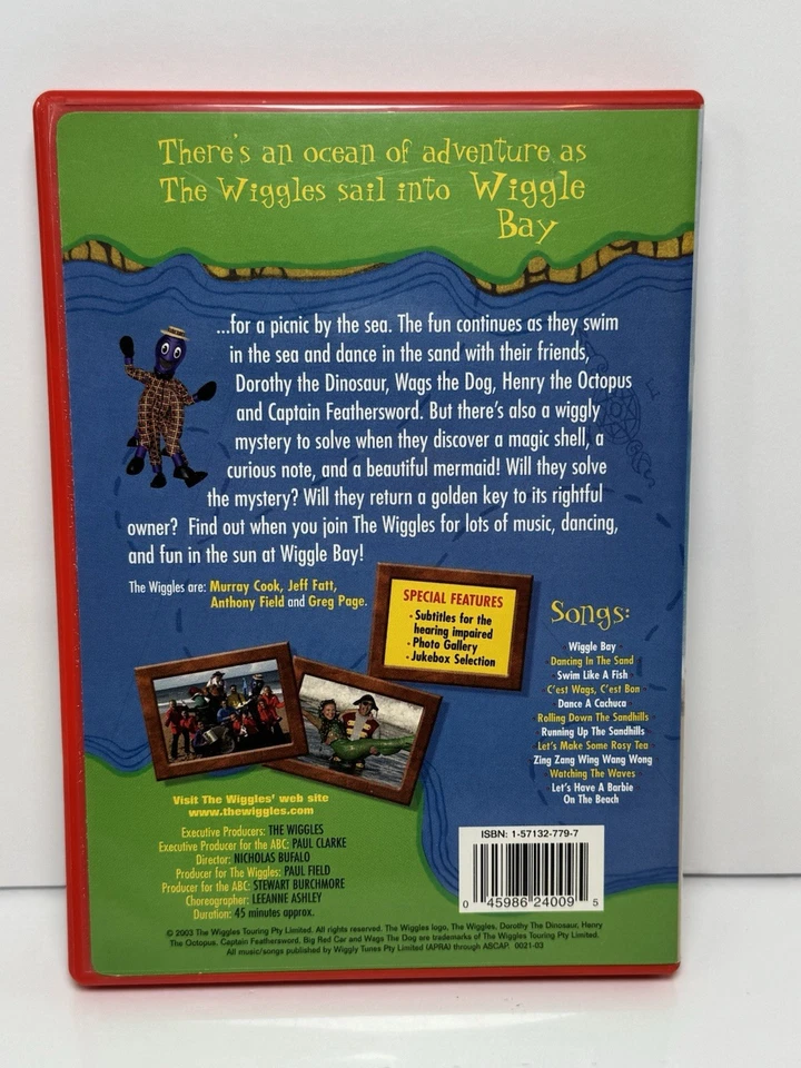 The Wiggles: Wiggle Bay (DVD 11 Songs) Murray Cook Jeff Fatt Dance Wags Dorothy Foto 2 de 4