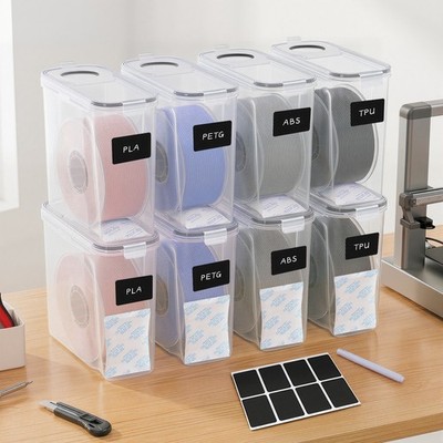 2-8 Stück 4L 1.75mm Filament Aufbewahrungsbox Drybox für 3D Drucker