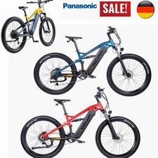 MTB 27.5''E-bike Elektrofahrrad E-Mountain bike Shimano 21Gange Pedelec 48V/20AH