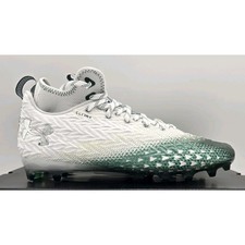 Under Armour Men's Spotlight Clone 3.0 MC Football Cleats White/Green Size 14 UA