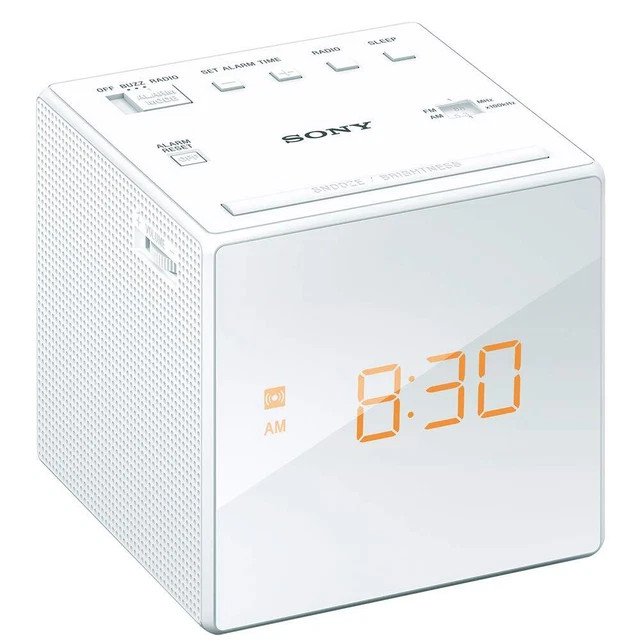 Radio Icf-c1: Fm / Am / Fm Wide Corresponding Timer White, D