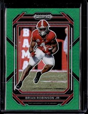 2023 Panini Prizm Draft Picks #12 Brian Robinson Jr. Prizms Green