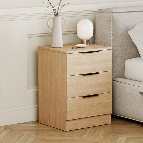 SALE 3 Drawer Bedroom Chest Furniture Storage Unit Natural Pine