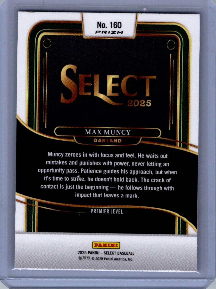 2025 Panini Select #160 Max Muncy Silver Prizms | eBay