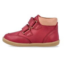 BOBUX I Walk Timber Cranberry Mädchen Leder Stiefeletten mit flexiblen Sohlen