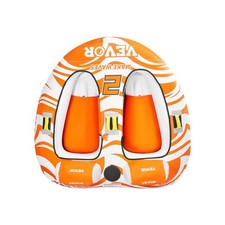 VEVOR Towable Tubes for Boating 2 Person, Inflatable Boat Tubes and Towables wit