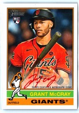 2025 Topps Heritage #ROA-GM Grant McCray Real One Auto Red Ink #/76