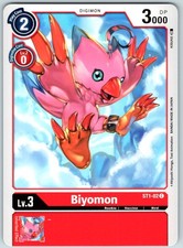 Biyomon Common Starter Deck 01: Gaia Red  ST1-02 C NM