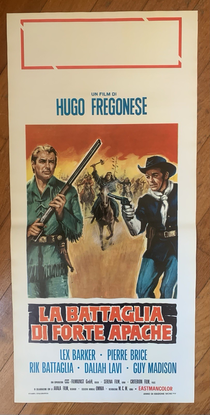 Locandina di LA BATTAGLIA DI FORT APACHE (1964)