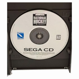 ESPN National Hockey Night (Sega CD, 1994) Complete w/ Manual + Reg Card Tested