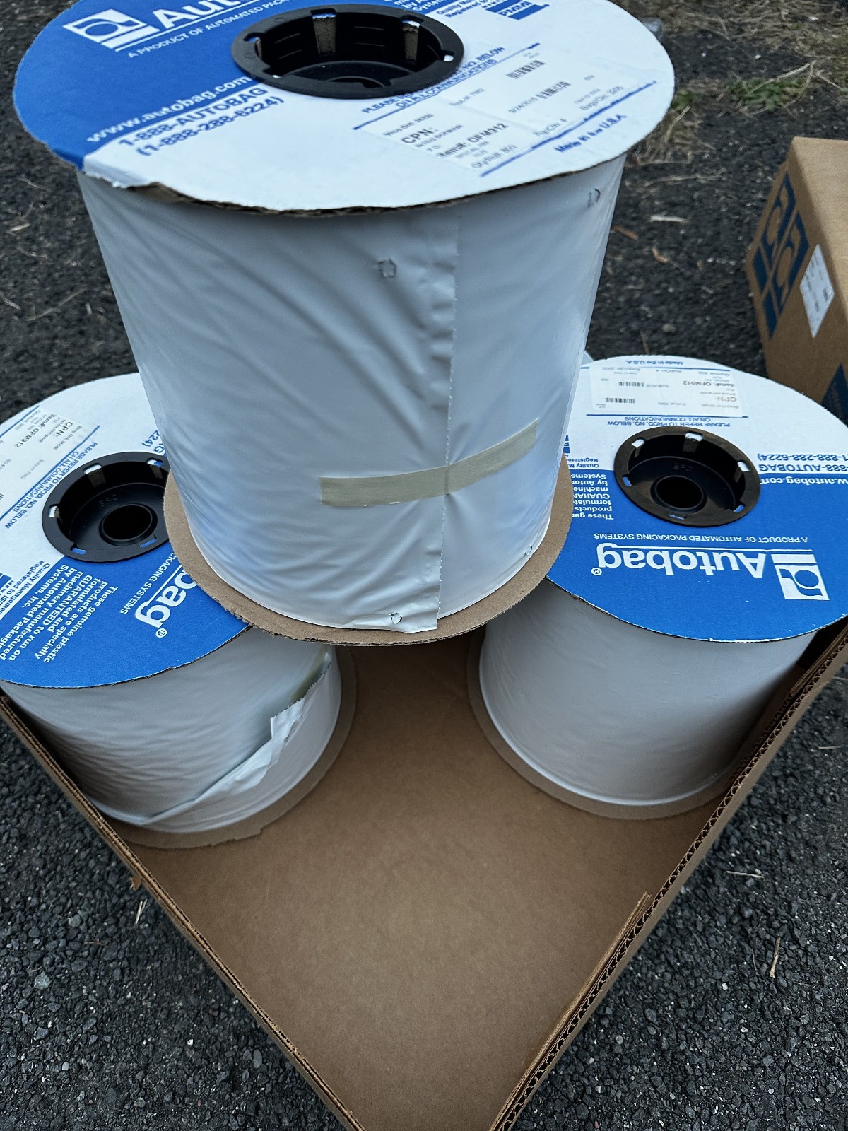 Autobag Poly Bags Bags 9 x 12x2.5  800ct per role (4)