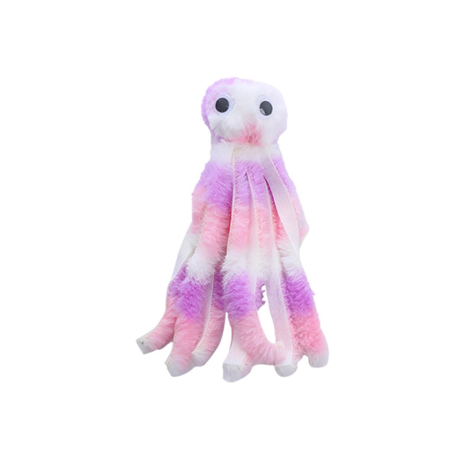 Jouet pour chat en peluche herbe à chat avec tige molaire nettoyante et durable
