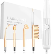 High Frequency Facial Device DARSONVAL Wand White 