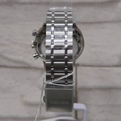 Seiko SSB477 Essentials Quartz Chronograph Elegant Blue Dial 38.7