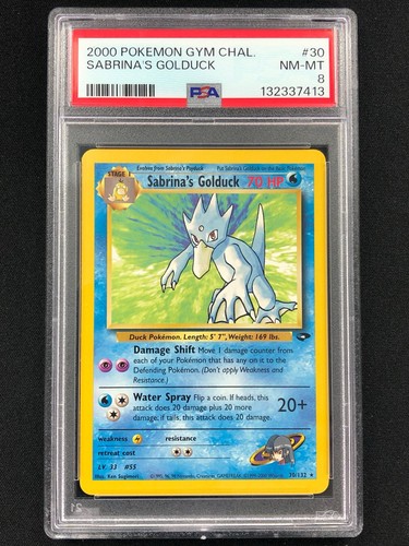 Sabrina's Golduck (Unlimited) graded PSA 8 for sale on eBay