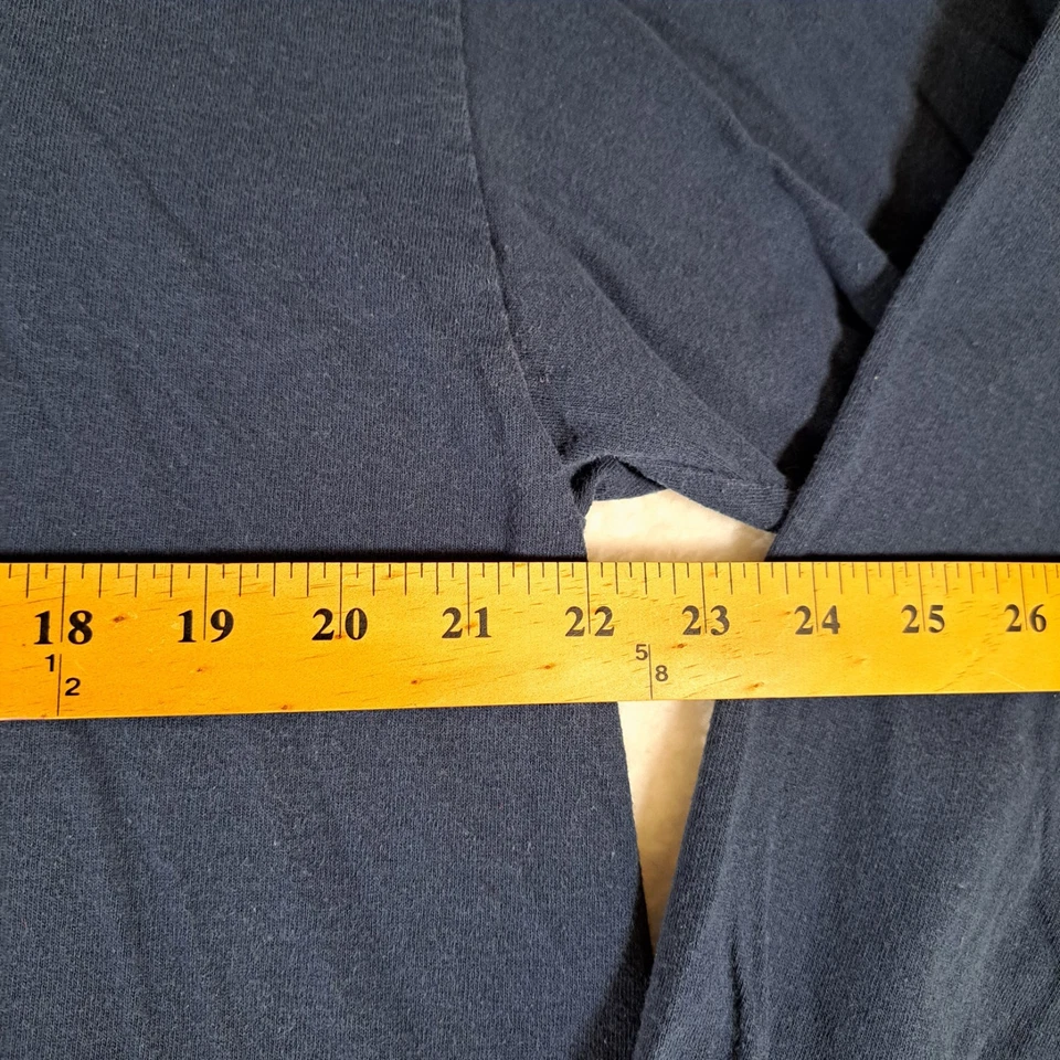 Camiseta Gildan Holiday L/S USPS Azul Marino XL Fort Myers Florida FELICES FIESTAS Foto 3 de 4