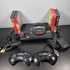 Please Read !!Sega Genesis Model 1 Console System Black OEM Original With Games