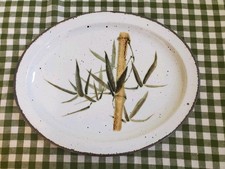 Midwinter Stonehenge Rangoon Platter, 13.5" X 11".