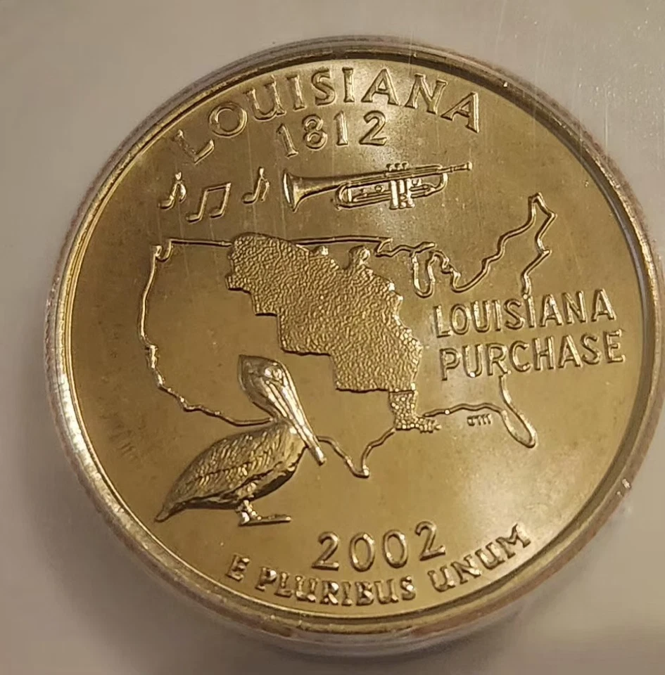 2002-P ICG MS69 LOUISIANA State Quarter Business Strike 25C AUSTIN HUTTO SIGN - Image 3 of 4