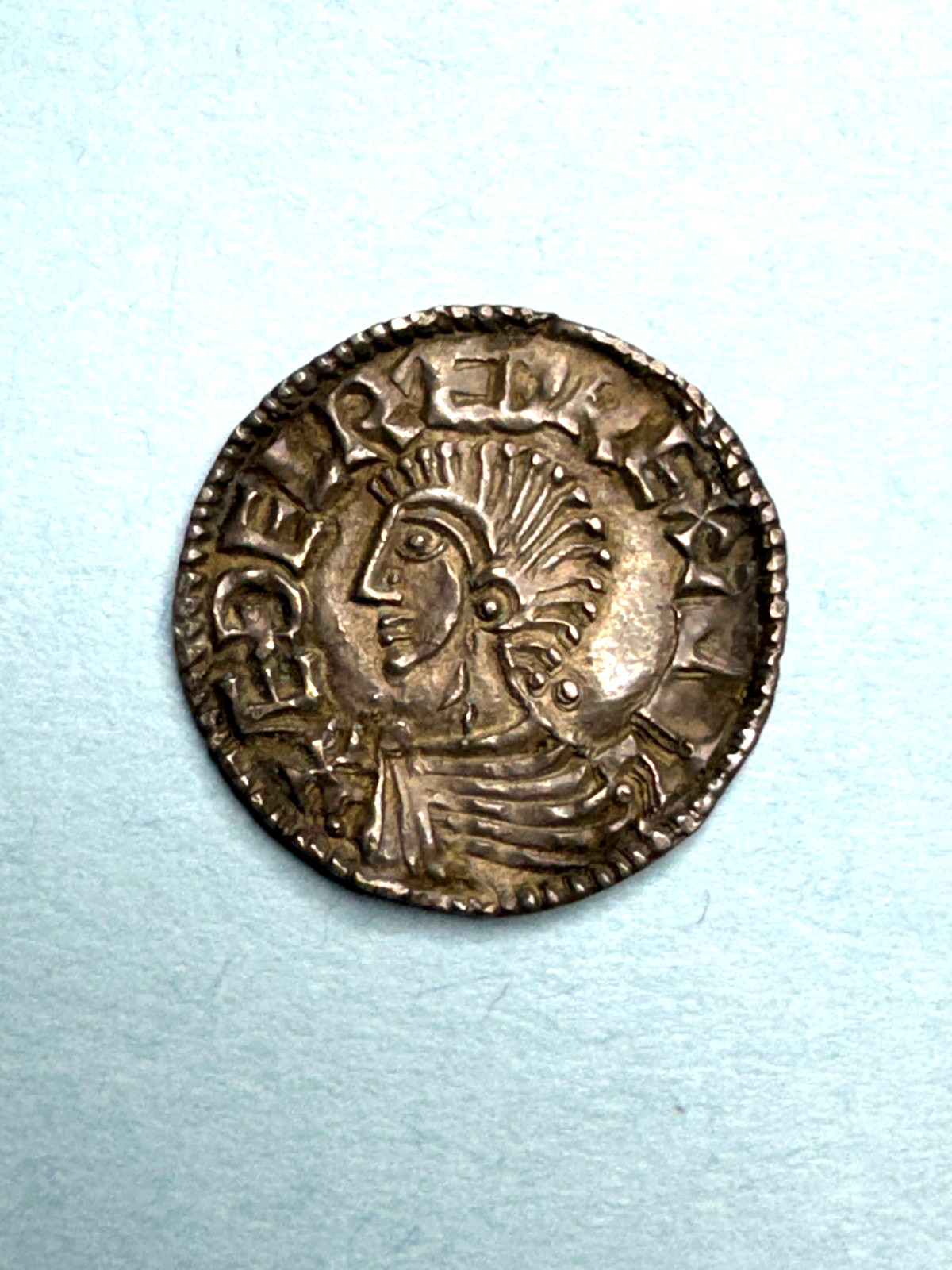 GREAT BRITAIN AETHELRED II AD 978-1016 SILVER PENNY LONDON S-1151