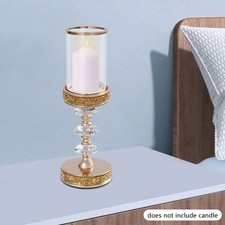 Candle Holder for Home Tabletop Decor Golden Retro weddings Centerpieces 12 33cm