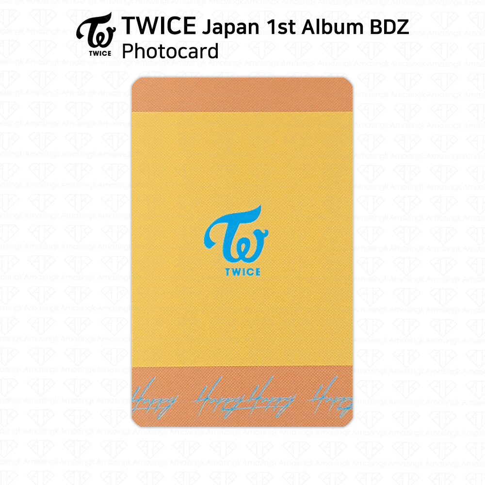 TWICE Japan 1st Album BDZ Official Photocard Sana Nayeon Chaeyoung