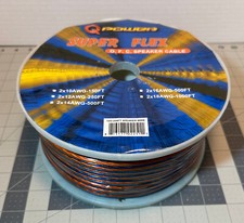 QPOWER 12 Gauge AWG OFC Copper Car Marine Home Audio Speaker Wire Cable Flexible