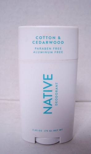 Native Deodorant COTTON CEDARWOOD Fullsize Discontinued Scent ~ NEW