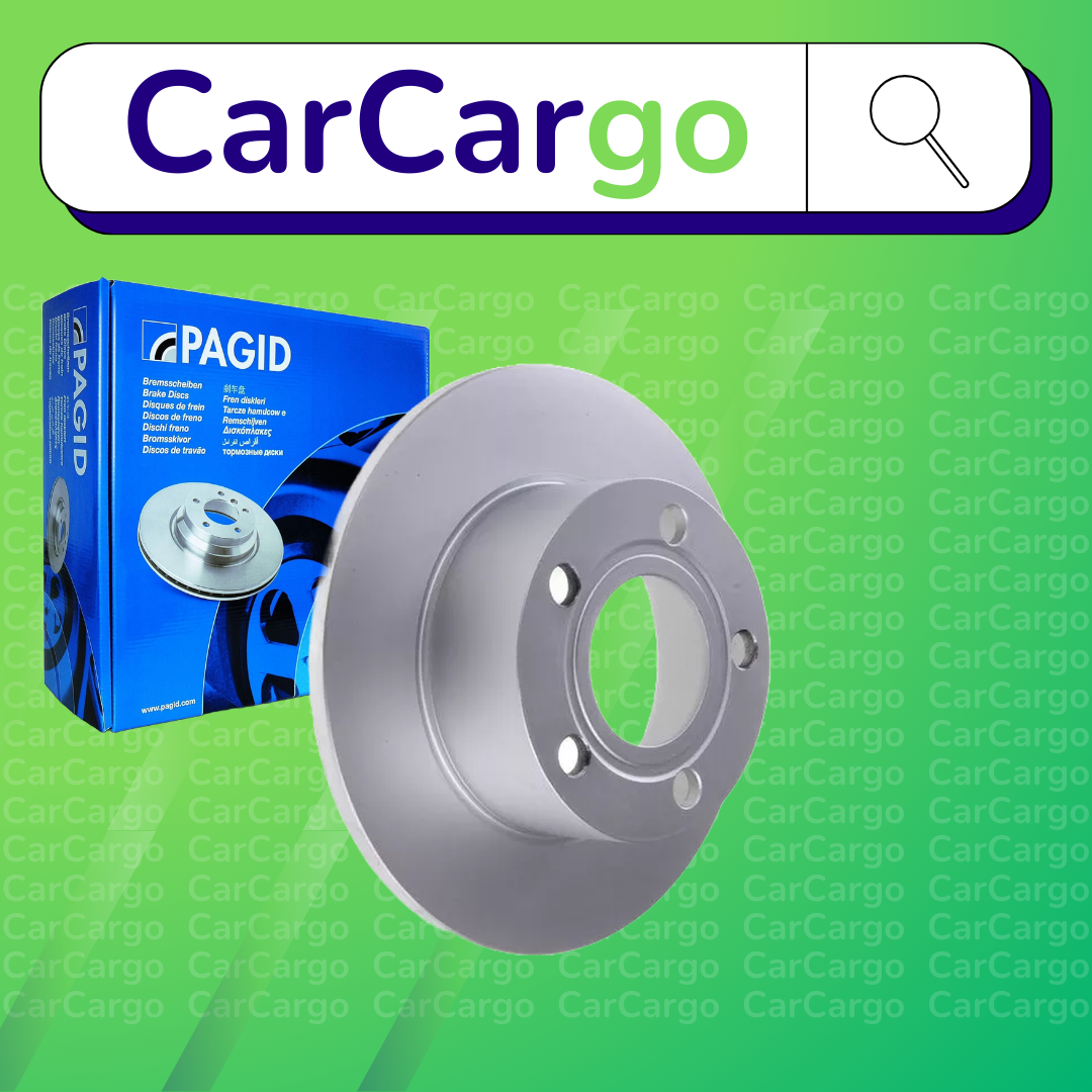 Pagid Solid Rear Brake Discs Pair For Skoda Superb 2.0 2001-2008 245 mm