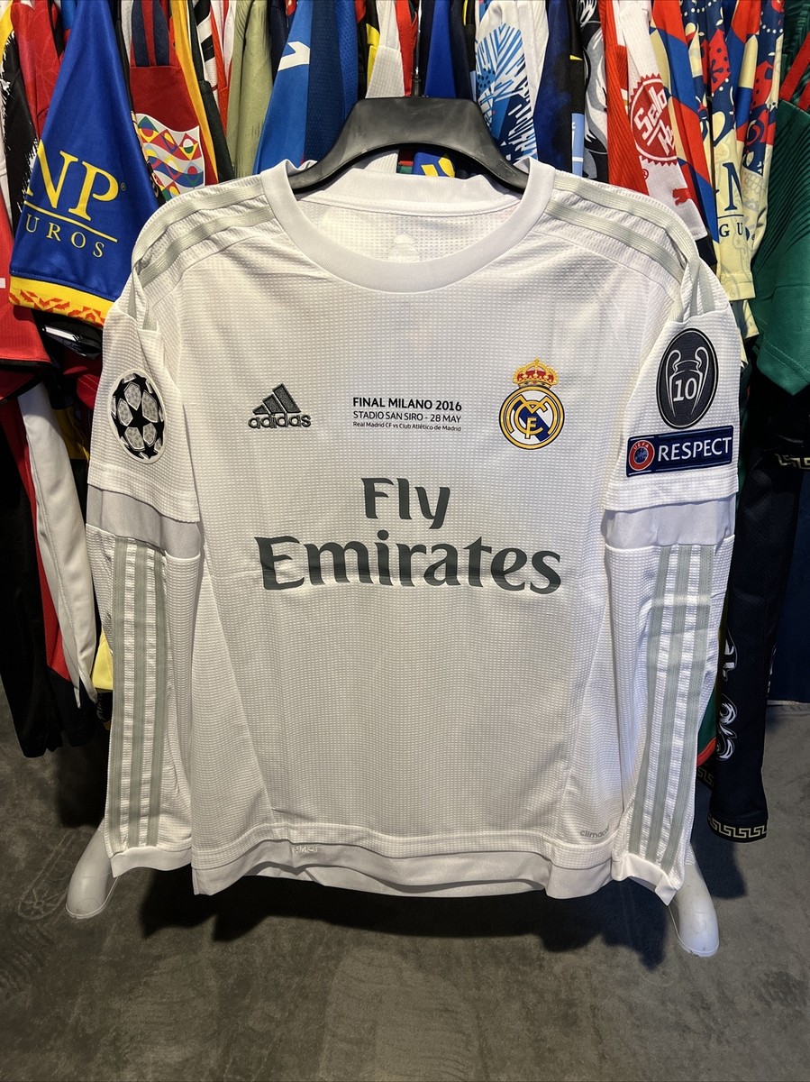 ローマ Hユニフォーム kappa シリアルNo.付き サッカーシャツ Lサイズ RONALDO #7 2016 Champions League Real Madrid Football Soccer