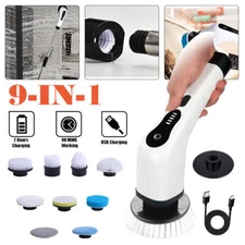 Electric Brush Spin Scrubber Cordless Rechargeable Handheld Power Cleaning Tool