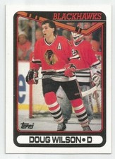 DOUG WILSON 1990-91 TOPPS CARD NM-MT+ CONDITION