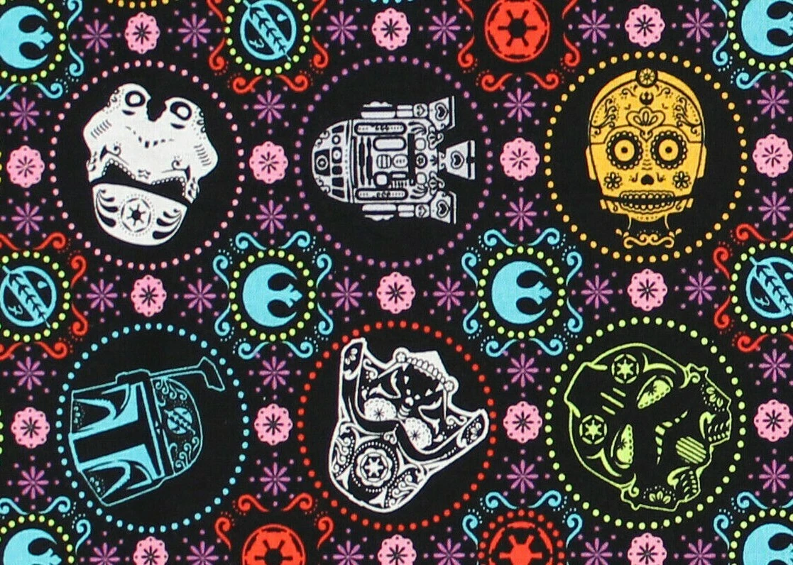 Star wars sugar skull cheap fabric