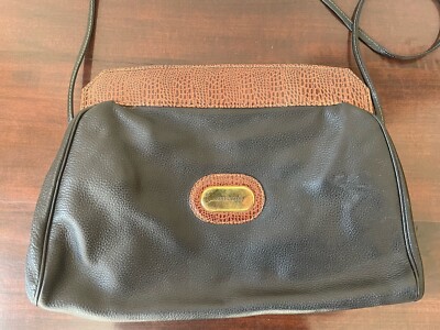 PartiColari Handtasche Schwarz Italien