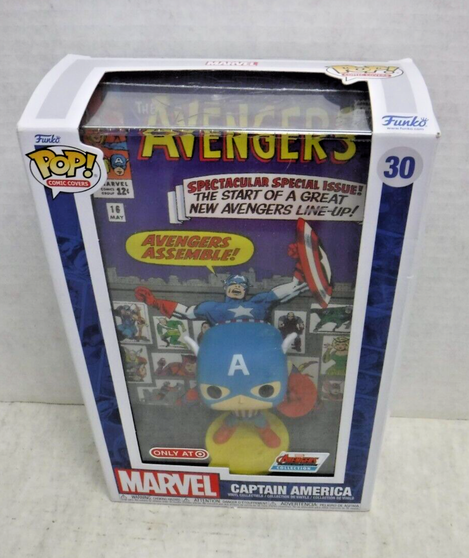 Funko POP! Captain America Comic Covers #30 Vinyl Figure Box Wear