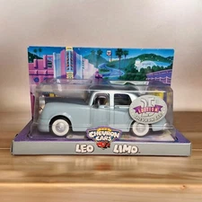 Chevron Cars Leo Limo Silver Sealed in Package 25th Edition Vintage 2000
