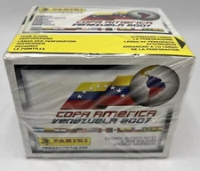 Panini COPA AMERICA 2007 Venezuela Sealed Box  50 PACKS Messi's 1st Copa America
