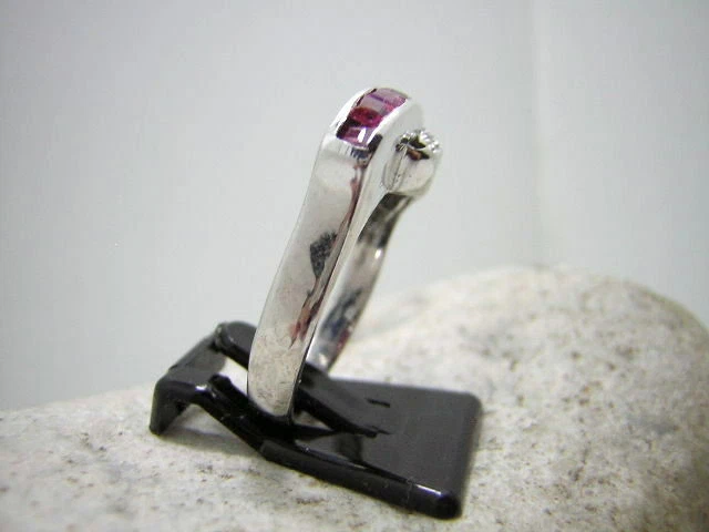 RUBIN SAFIR RING IN 925/000 STERLING SILBER VERS. GRÖßEN SONDERPREIS N54 - Bild 2 von 2