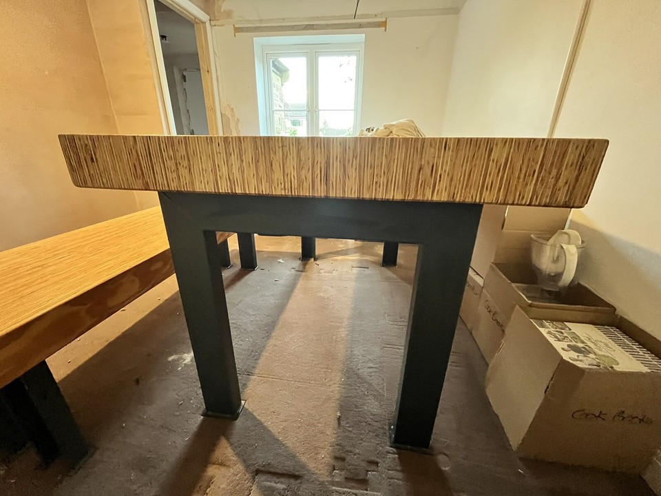 Wooden Dining Table & Bench eBay