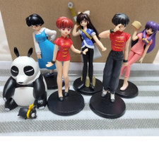 Ranma 1/2 HG Figure Complete Set of 7 Capsule Toy Shampoo Genma Akane P-Chan