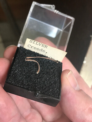 Silver, native, wire, Creede, Colorado, USA(Likely Bulldog mtn mine)