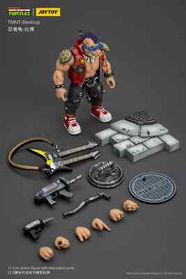 JOYTOY 1/18 TMNT Beebop & Rocksteady Set of 2 Action Figure Toy