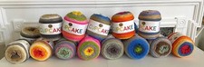 Lion Brand Cupcake Self Striping Yarn Acrylic 3 Light DK Cake Discontinued