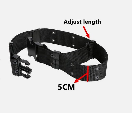 Tactical Military Pistol Belt Nylon Webbing Belt ALICE Marine Corps Type Belt US - Picture 8 of 15